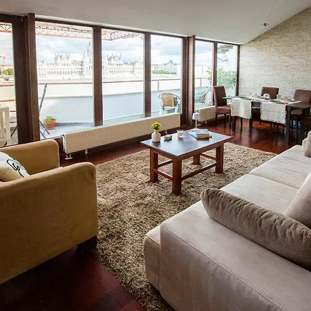 Panorama View Rooftop 3Br Terrace Budapest Exterior photo